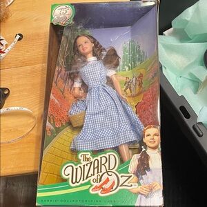 Vintage 75 th anniversaryBarbie Wizard of Oz Doll - Blue and White Gingham Dress